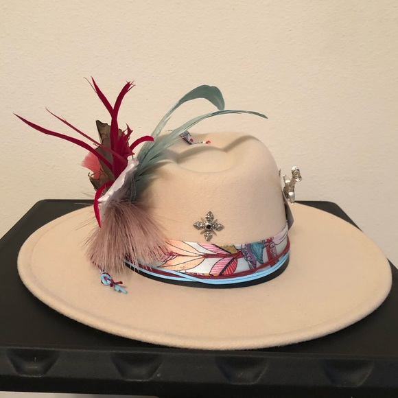 Custom-Made Felt Fedora - “Bird Eye View” - Picture 4 of 11